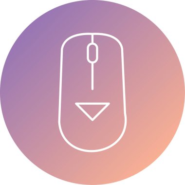 Fare. Web simgesi basit illüstrasyon