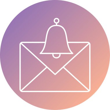 zarf simgesi vektör illüstrasyonu