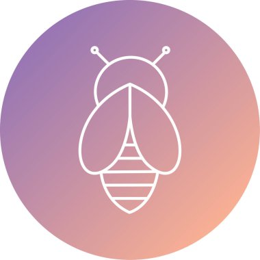 eşsiz arı vektör simgesi