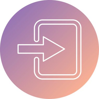 ok simgesinin vektör illüstrasyonu