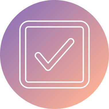 Bir işaretleme simgesinin vektör illüstrasyonu