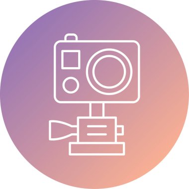 Fotoğraf kamerası vektör simgesi