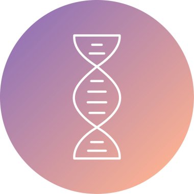 DNA simgesi vektör illüstrasyonu