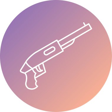 Askeri silah simgesinin vektörü