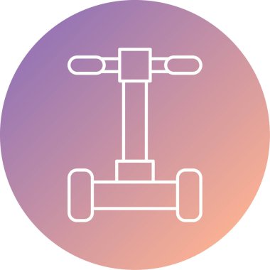 Modern otomatik simgenin vektör illüstrasyonu