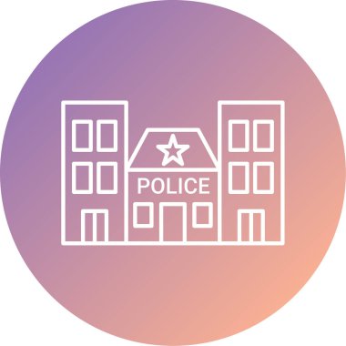 polis vektör simgesi modern basit tasarım