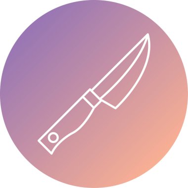 Bıçak. Web simgesi basit illüstrasyon