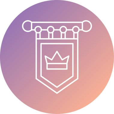 Eşsiz, web simgesi vektör illüstrasyonu