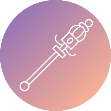 Soyut arkaplanda resimleme simgesi izole edildi