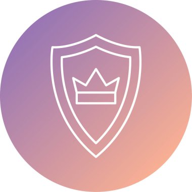 kalkan simgesi, vektör illüstrasyonu