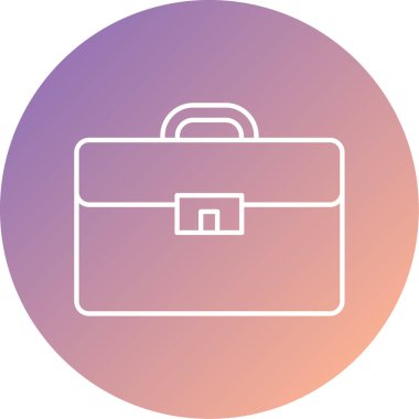 evrak çantası ikonu vektör illüstrasyonu