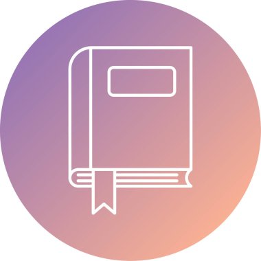 kitap simgesi vektör illüstrasyonu