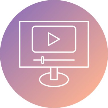 bilgisayar simgesi vektör illüstrasyonu