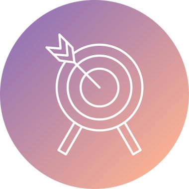 hedef simge vektör illüstrasyonu