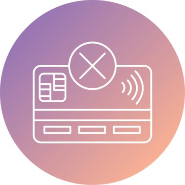 Kredi kartıyla. Basit resimleme