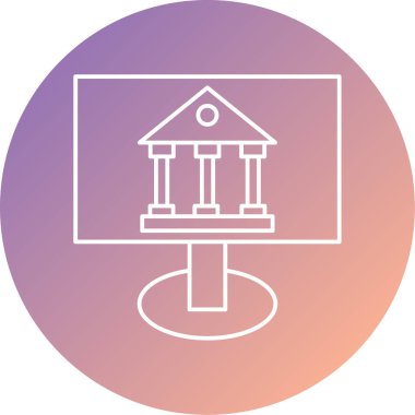 Benzersiz iş vektörü simgesi