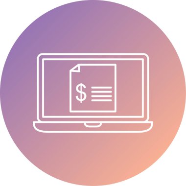 para vektörü renk simgesi