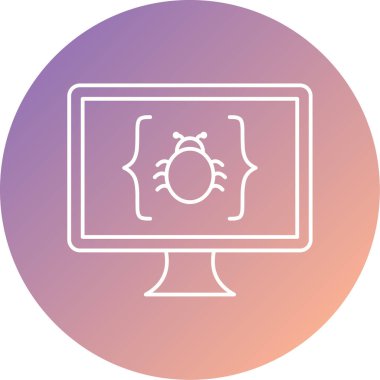 Eşsiz, web simgesi vektör illüstrasyonu