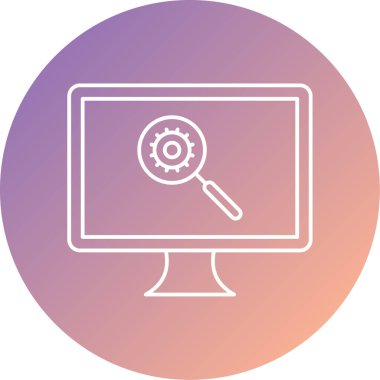 vektör seo simgesi modern basit tasarım