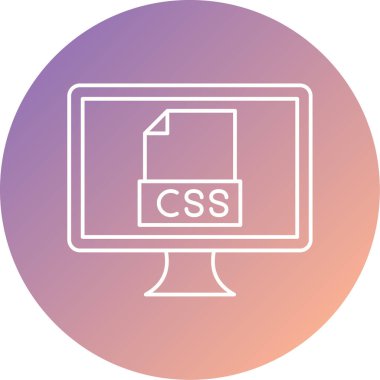 dosya biçimi simgesi, vektör illüstrasyonu