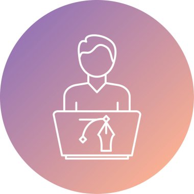 Bir iş masası simgesini betimleme