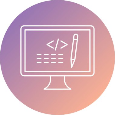 Seo simgesinin vektör illüstrasyonu