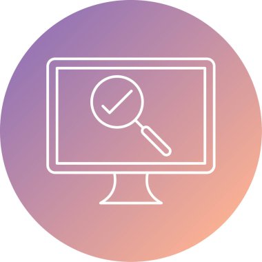 seo modern simgesinin vektör illüstrasyonu