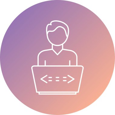 seo modern simgesinin vektör illüstrasyonu