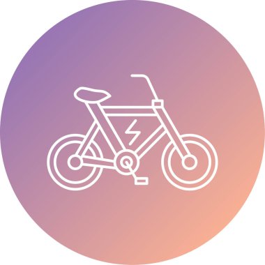 vektör bisiklet simgesi çizimi