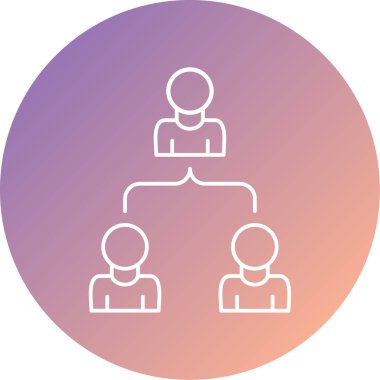 İş insanları simgesinin vektör illüstrasyonu