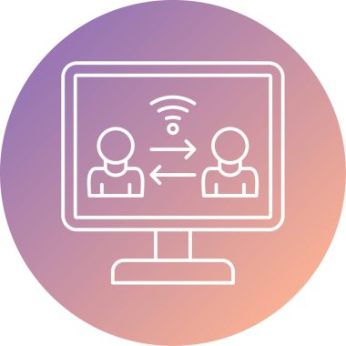 seo modern simgesinin vektör illüstrasyonu