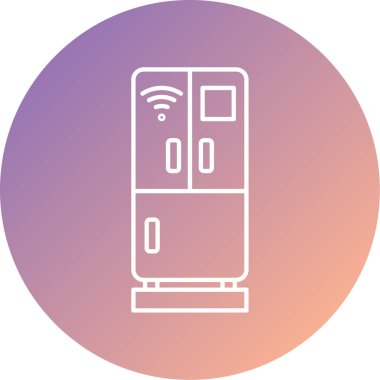 buzdolabı vektör simgesi