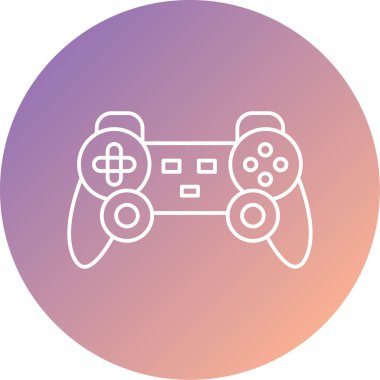 Oyun kolu. Web simgesi basit illüstrasyon