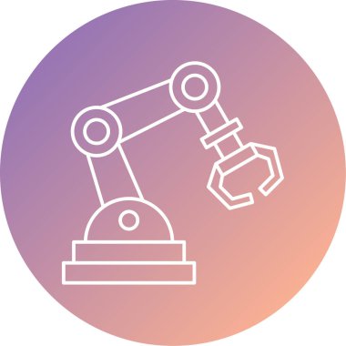 Robot kolun vektör illüstrasyonu