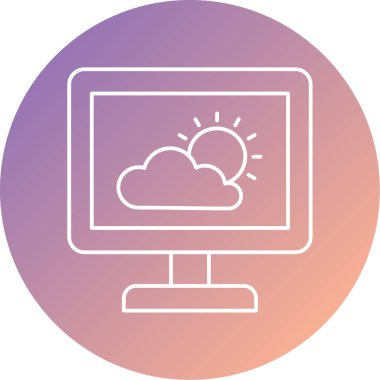 Beyaz arkaplanda eşsiz, web vektör simgesi