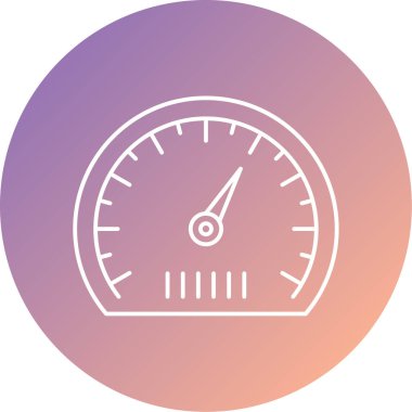 Hız göstergesi simgesinin vektör illüstrasyonu