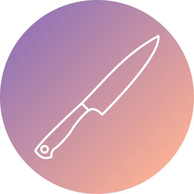 bıçak simgesi vektör illüstrasyonu