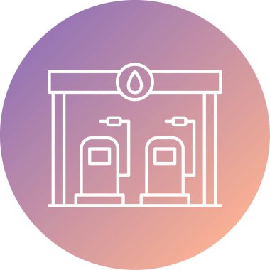 yağ pompası ikon vektör illüstrasyonu