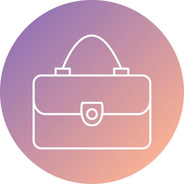 evrak çantası ikonu vektör illüstrasyonu