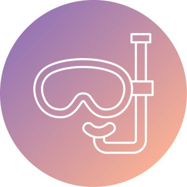 projeniz için scuba maskesi simgesi