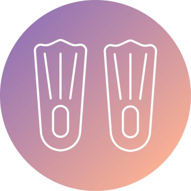 Eşsiz yaz vektör çizgisi simgesi