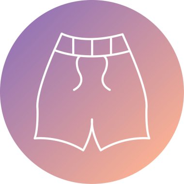 Yüzme mayo vektör simgesi