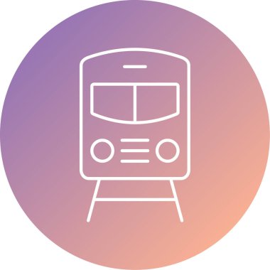 Bir tren simgesinin gösterimi