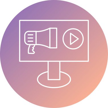 seo modern simgesinin vektör illüstrasyonu