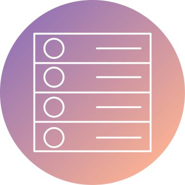 veri merkezi vektör düz renk simgesi