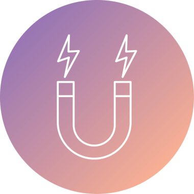 Güç. Web simgesi basit illüstrasyon