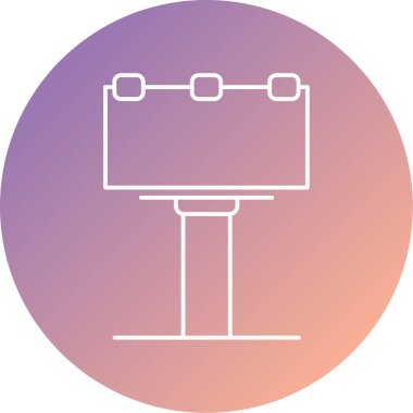 Sancak modern simgesinin vektör illüstrasyonu