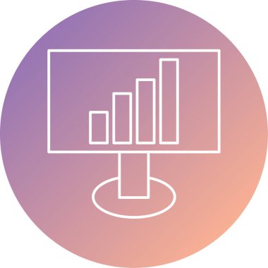 Grafik. Web simgesi basit illüstrasyon