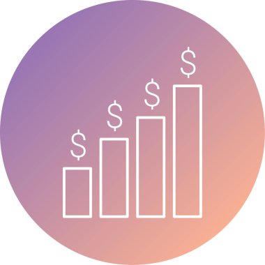 grafik ikonu vektör illüstrasyonu