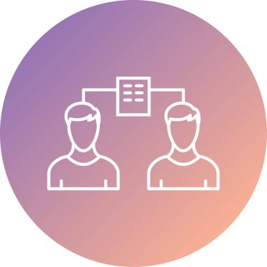 İnsan simgesinin vektör illüstrasyonu